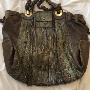 Chloé Python Faded Blue Bag